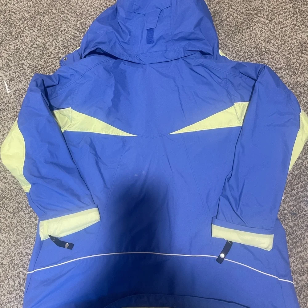 Columbia Vibrant Blue and Lime Ski Jacket - Picture 5 of 6